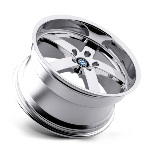 Set of 4: Beyern Rapp Wheel, 19x8.5 +15 Offset 5x120, Chrome - 1985BYR155120C72