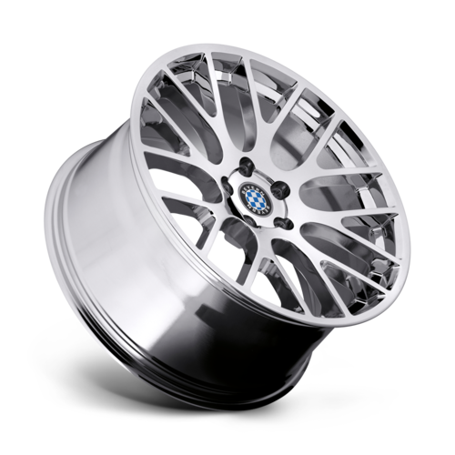 Set of 4: Beyern Spartan Wheel, 17x8.0 +15 Offset 5x120, Chrome - 1780BYS155120C72