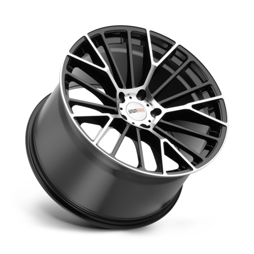 Set of 4: Cray Astoria Wheel, 20x11.0 +76 Offset 5x120.65, Gloss Black W/ Mirror Cut Face - 2011CRT765121B70
