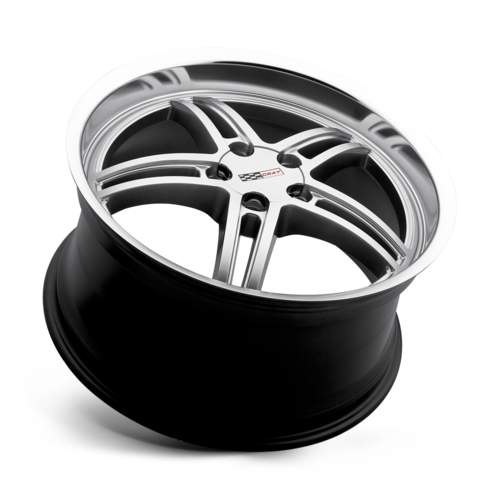 Set of 4: Cray Scorpion Wheel, 20x9.0 +50 Offset 5x120.65, Hyper Silver W/ Mirror Cut Lip - 2090CRS505121S70