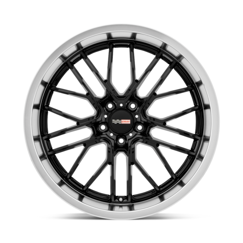 Set of 4: Cray Eagle Wheel, 20x10.5 +69 Offset 5x120.65, Gloss Black W/ Mirror Cut Lip - 2005CRE695121B70