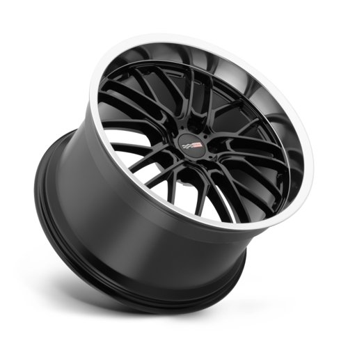 Set of 4: Cray Eagle Wheel, 20x10.5 +69 Offset 5x120.65, Gloss Black W/ Mirror Cut Lip - 2005CRE695121B70
