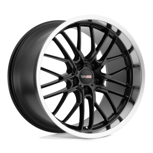 Set of 4: Cray Eagle Wheel, 20x10.5 +69 Offset 5x120.65, Gloss Black W/ Mirror Cut Lip - 2005CRE695121B70