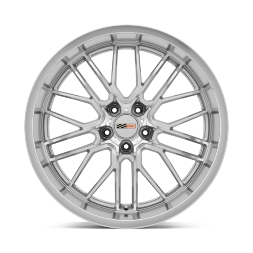 Set of 4: Cray Eagle Wheel, 19x9.0 +50 Offset 5x120.65, Silver W/ Mirror Cut Face & Lip - 1990CRE505121S70