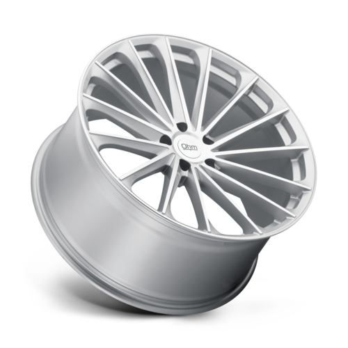 OHM Proton Wheel, 22x10.5 +40 Offset 5x120, Silver W/ Mirror Face - 2205PTN405120S64