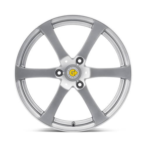 Set of 4: Genius Newton Wheel, 15x5.5 +25 Offset 3x112, Hyper Silver - 1555GEN253112S57