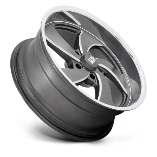 US Mag U133 Desperado Wheel, 20x8.0 +1 Offset 5x127, Anthracite Milled Diamond Cut Milled - U133208073+01L