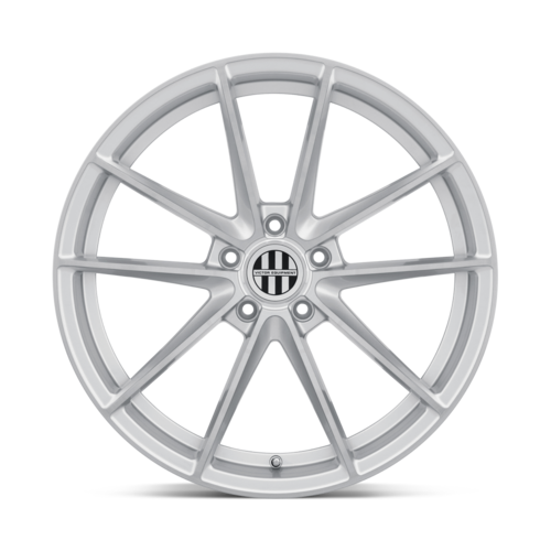 Set of 4: Victor Equipment Zuffen Wheel, 22x9.5 +50 Offset 5x130, Silver W/ Brushed Face - 2295VZF505130S71
