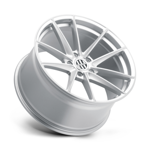Set of 4: Victor Equipment Zuffen Wheel, 22x9.5 +50 Offset 5x130, Silver W/ Brushed Face - 2295VZF505130S71