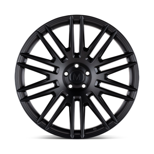 Set of 4: Mandrus Estate Wheel, 21x9.5 +48 Offset 5x112, Matte Black - 2195EST485112M66