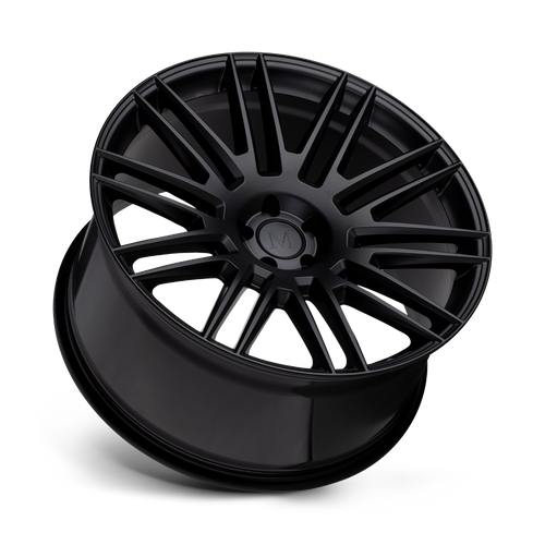 Set of 4: Mandrus Estate Wheel, 21x9.5 +48 Offset 5x112, Matte Black - 2195EST485112M66