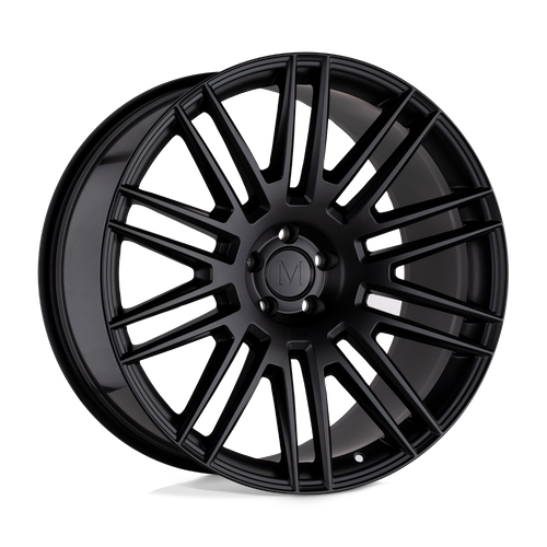 Set of 4: Mandrus Estate Wheel, 21x9.5 +48 Offset 5x112, Matte Black - 2195EST485112M66