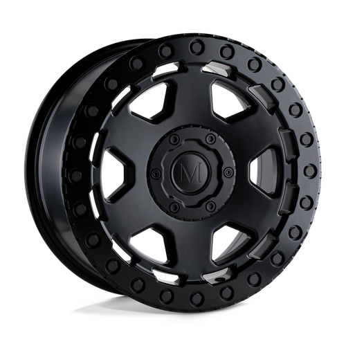 Set of 4: Mandrus Forscher Wheel, 20x9.0 +30 Offset 5x112, Matte Black - 2090FSR305112M66