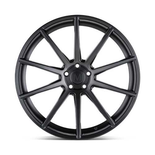 Set of 4: Mandrus Klass Wheel, 19x9.5 +49 Offset 5x112, Gloss Gunmetal W/ Machined Tinted Face - 1995KLA495112G66