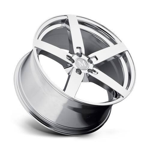 Set of 4: Mandrus Arrow Wheel, 19x9.5 +35 Offset 5x112, Chrome - 1995MAA355112C66