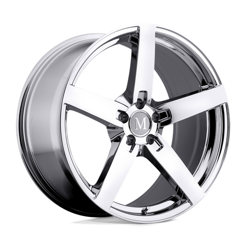 Set of 4: Mandrus Arrow Wheel, 19x9.5 +35 Offset 5x112, Chrome - 1995MAA355112C66
