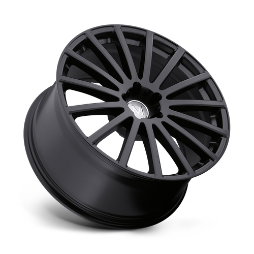 Set of 4: Mandrus Rotec Wheel, 20x9.0 +18 Offset 5x112, Matte Black - 2090MAC185112M66