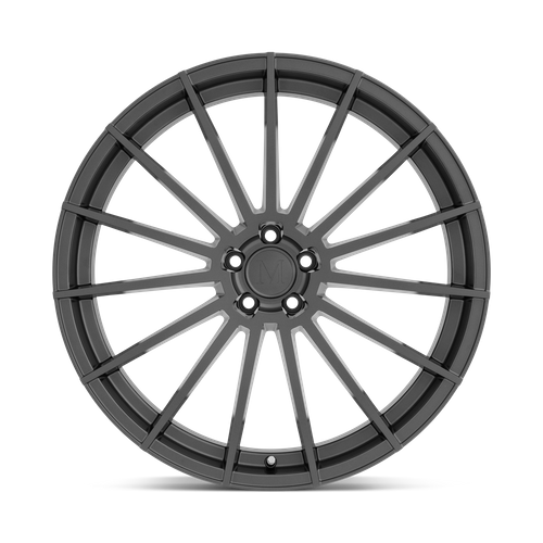 Set of 4: Mandrus Stirling Wheel, 20x10.0 +40 Offset 5x112, Gloss Gunmetal - 2010MAN405112G66