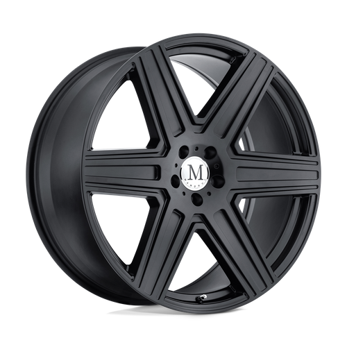 Set of 4: Mandrus Atlas Wheel, 20x10.0 +25 Offset 5x112, Matte Black - 2010MAT255112M66