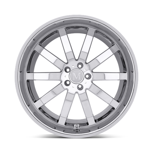 Set of 4: Mandrus Wilhelm Wheel, 18x9.5 +35 Offset 5x112, Chrome - 1895MAW355112C66