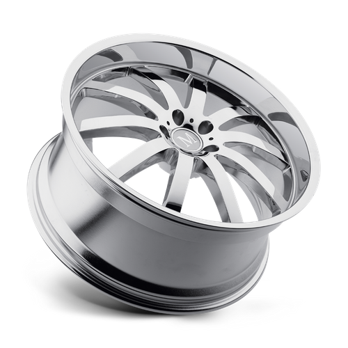Set of 4: Mandrus Wilhelm Wheel, 18x9.5 +35 Offset 5x112, Chrome - 1895MAW355112C66