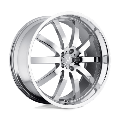 Set of 4: Mandrus Wilhelm Wheel, 18x9.5 +35 Offset 5x112, Chrome - 1895MAW355112C66