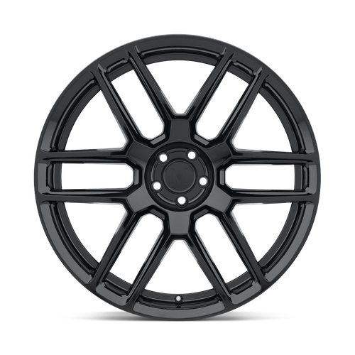 Set of 4: Mandrus Otto Wheel, 18x9.5 +45 Offset 5x112, Gloss Black - 1895MOT455112B66