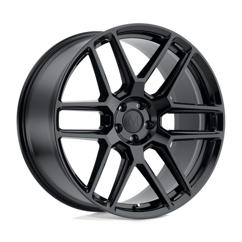 Set of 4: Mandrus Otto Wheel, 20x10.0 +40 Offset 5x112, Gloss Black - 2010MOT405112B66