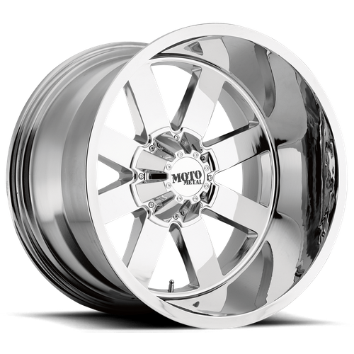 Set of 4: Moto Metal Mo962 Wheel, 20x12.0 -44 Offset 5x139.7/5x150, Chrome - MO96221286244N