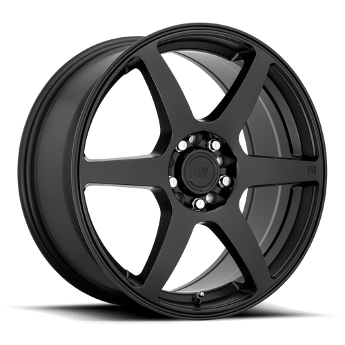 Set of 4: Motegi Mr143 Cs6 Wheel, 18x8.0 +45 Offset 5x114.3/5x120, Satin Black - MR14388017745