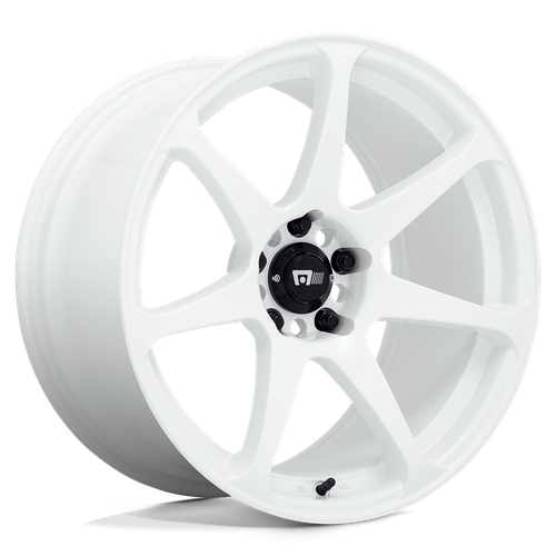 Set of 4: Motegi Mr154 Battle Wheel, 18x9.5 +30 Offset 5x114.3, White - MR15489512930
