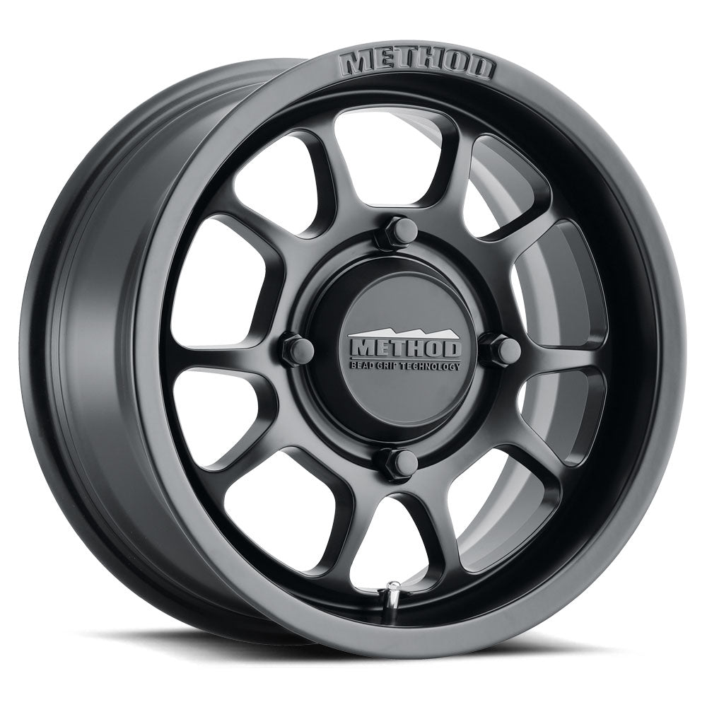 Set of 4: Method MR409 15x10 5+5/0mm Offset 4x156 132mm CB Matte Black - MR40951046555