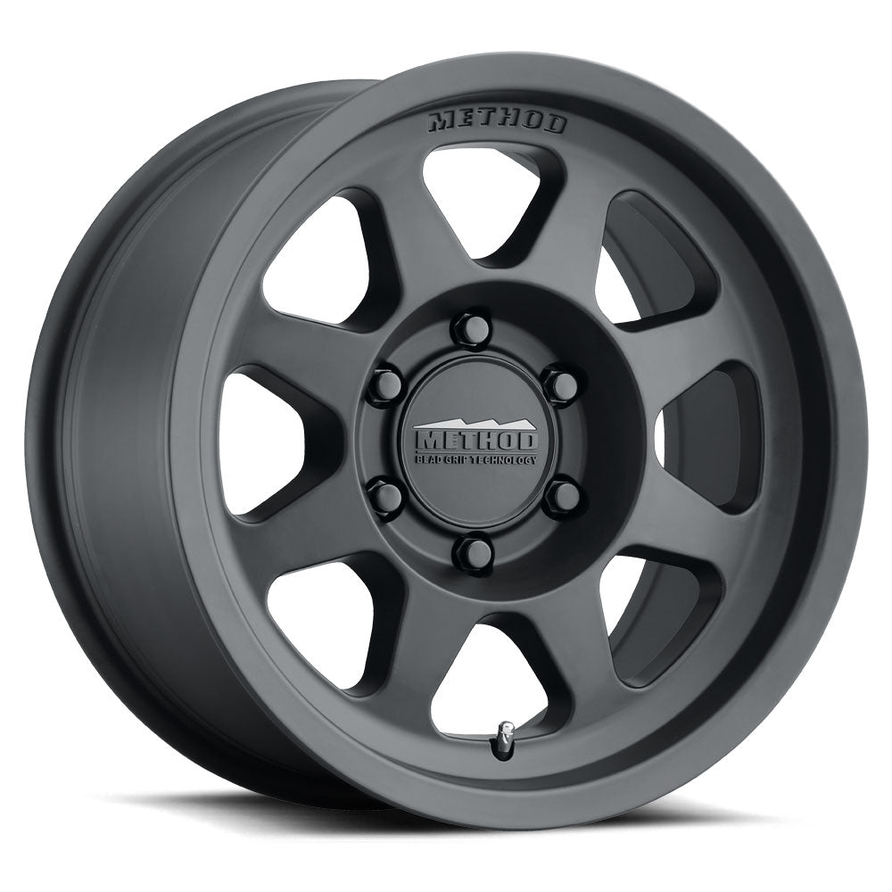 Set of 4: Method MR701 18x9 +18mm Offset 6x135 87mm CB Matte Black - MR70189016518