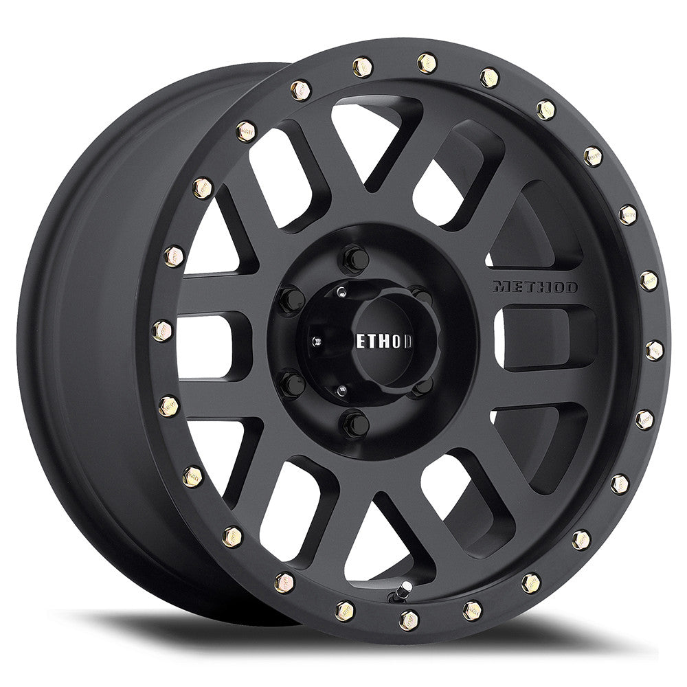 Set of 4: Method MR309 Grid 18x9 0mm Offset 8x180 130.81mm CB Matte - MR30989088500