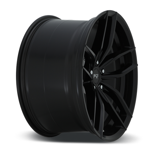 Set of 4: Niche M203 Vosso Wheel, 20x11.0 +35 Offset 5x112, Matte Black - M203201143+35