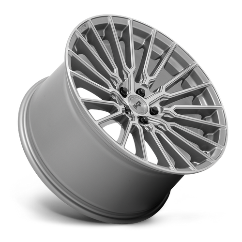 Set of 4: Niche M251 Premio Wheel, 19x9.5 +48 Offset 5x112, Platinum - M2511995F8+48