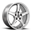 OE Creations Pr102 Wheel, 17x9.0 +24 Offset 5x114.3, Chrome - 102C-796524.