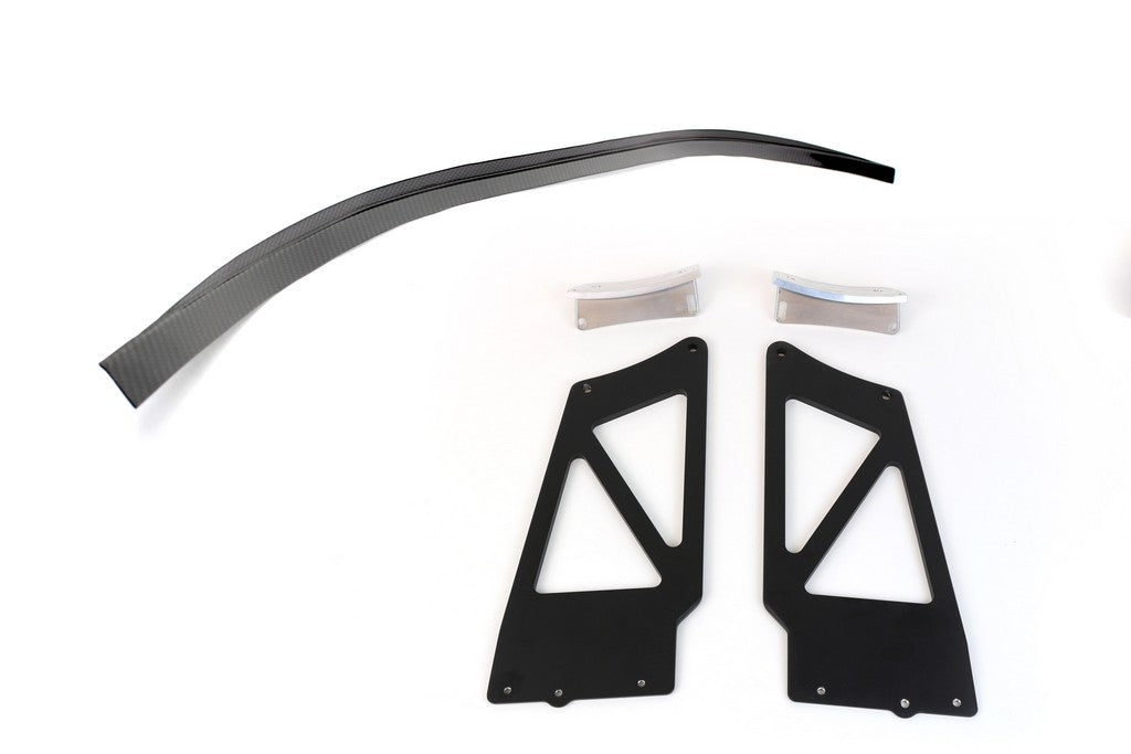 APR Performance Porsche Cayman GT4 Wing Extension Kit W/Carbon Gurney Flap - AA-545052.