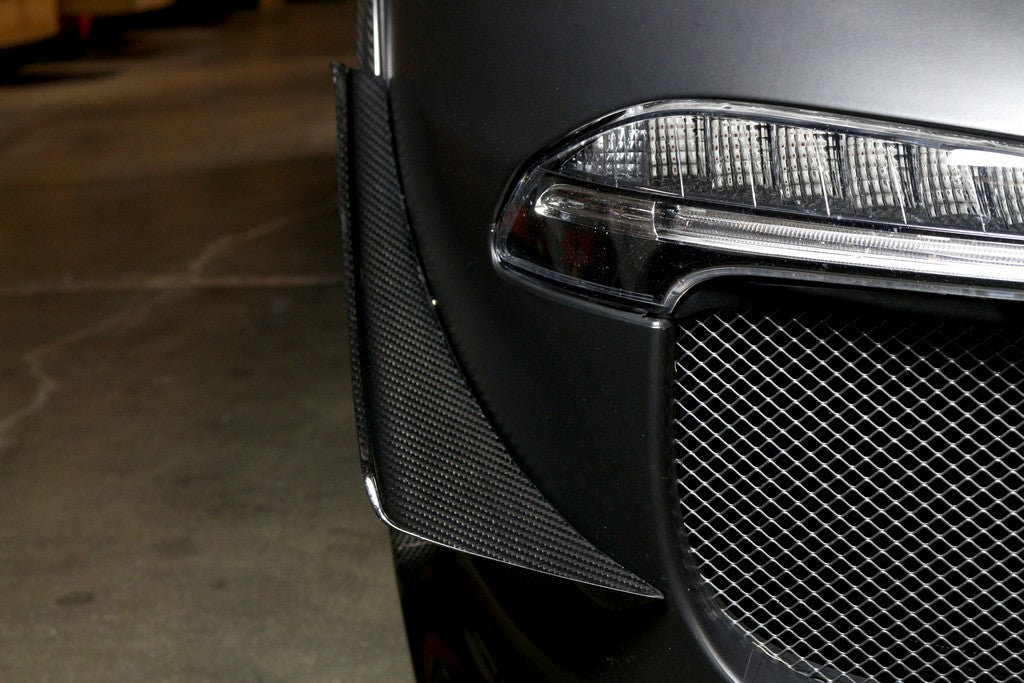 APR Performance Carbon Fiber Front Bumper Canards - AB-535008.