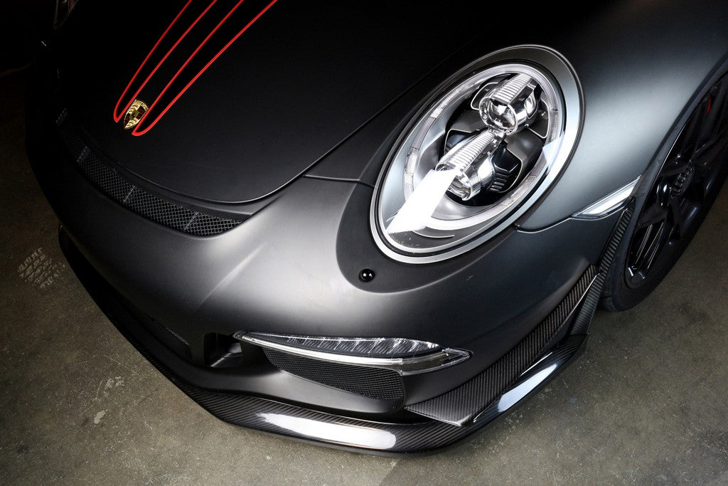 APR Performance Carbon Fiber Front Bumper Canards - AB-535008.