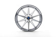 Rohana RC10 Wheel, 19X8.5, 5-114.3, +10, Machine Silver/Chrome Lip - RC1019855114MS10.