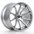Rohana RC10 Wheel, 20X9, 5-120, +35, Machine Silver/Chrome Lip - RC102095120MS35.