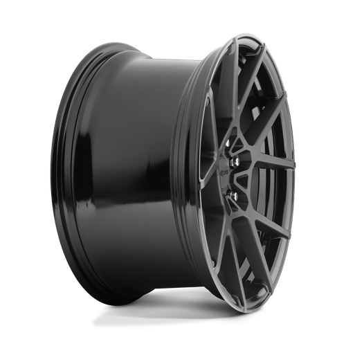 Set of 4: Rotiform R139 Kps Wheel, 18x9.5 +35 Offset 5x100, Matte Black - R139189579+35