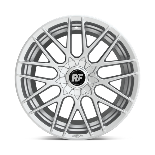 Set of 4: Rotiform R140 Rse Wheel, 19x8.5 +45 Offset 5x108/5x114.3, Gloss Silver - R140198502+45