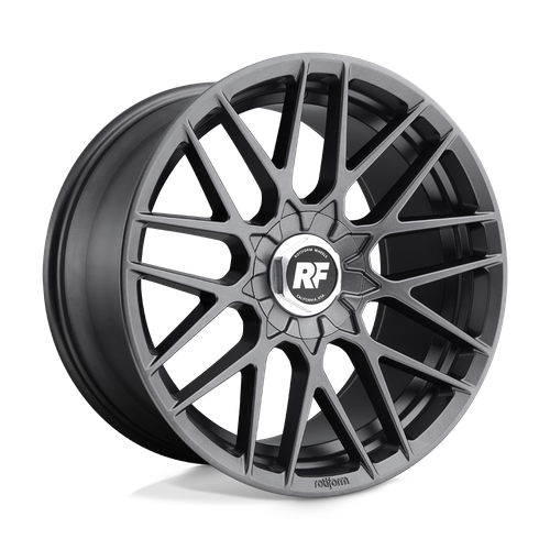 Set of 4: Rotiform R141 Rse Wheel, 18x9.5 +25 Offset 5x100/5x114.3, Matte Anthracite - R141189503+25
