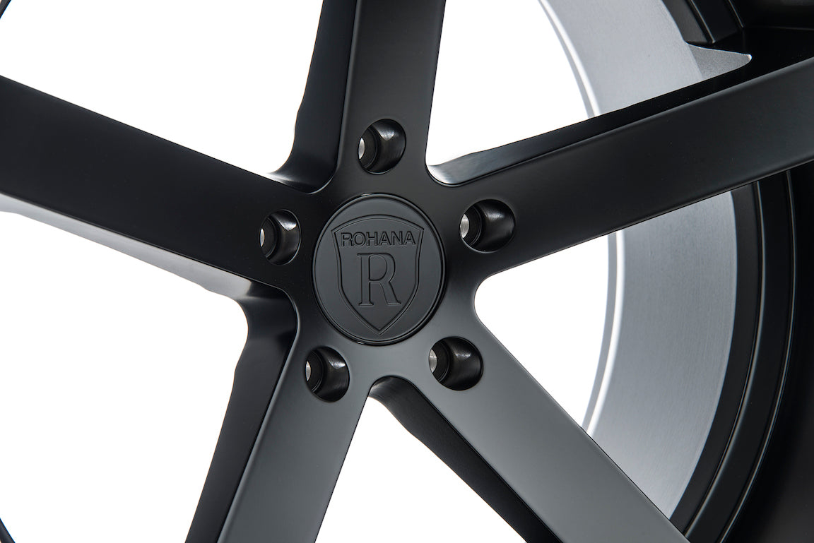 Rohana RC22 Wheel, 20X10, 5-114.3, +40, Matte Black - RC2220105114MB40.