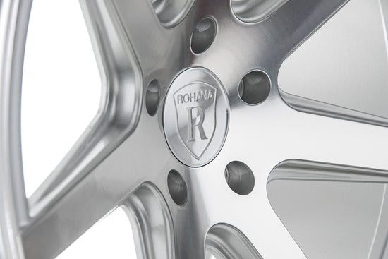 Rohana RC7 Wheel, 20X10, 5-112, +33, Machine Silver - RC720105112MS33.