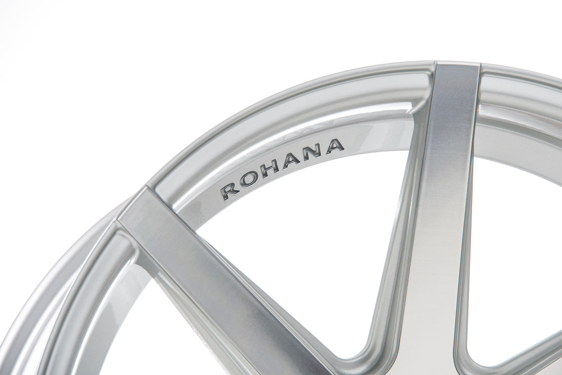 Rohana RC7 Wheel, 20X10, 5-112, +33, Machine Silver - RC720105112MS33.