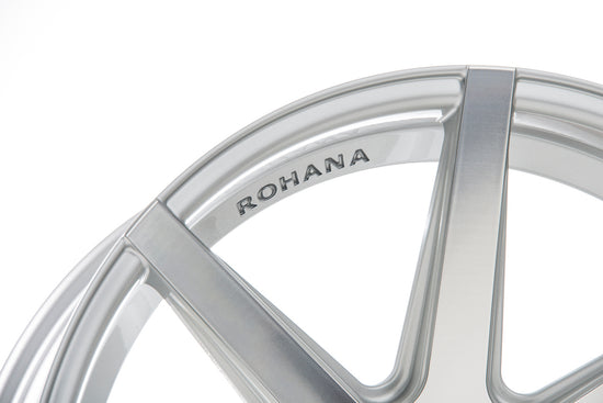 Rohana RC7 Wheel, 20X10, 5-112, +33, Machine Silver - RC720105112MS33.