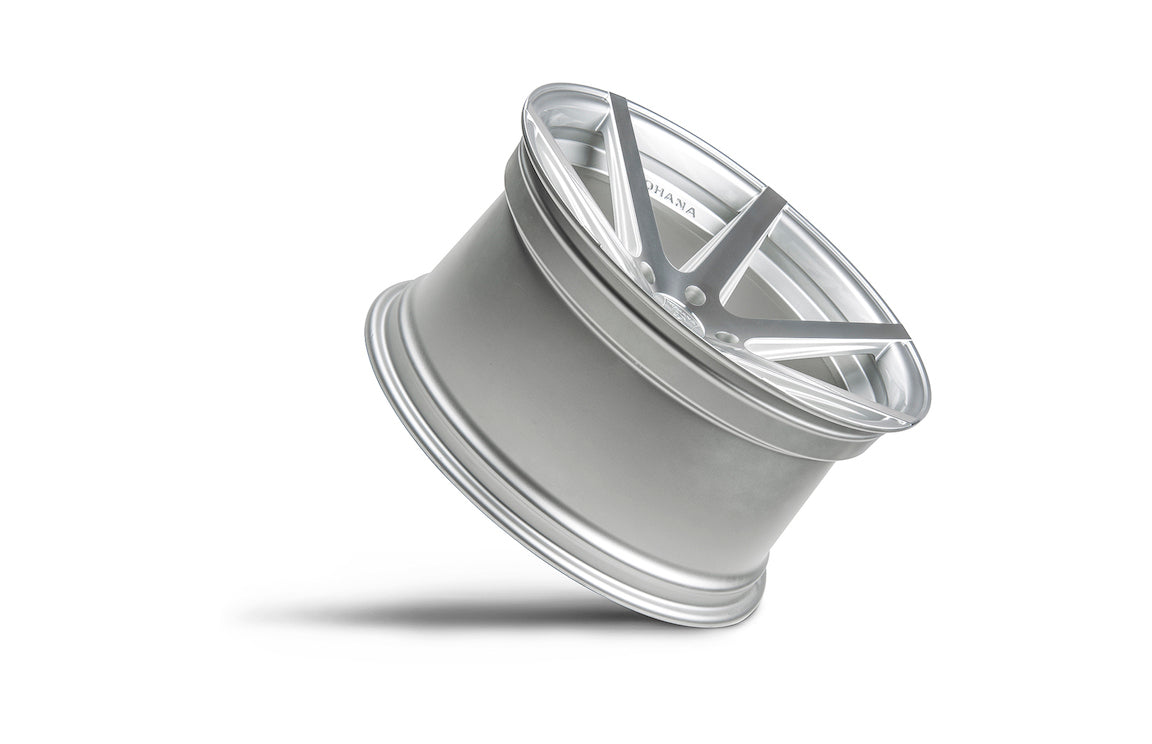 Rohana RC7 Wheel, 20X10, 5-112, +33, Machine Silver - RC720105112MS33.